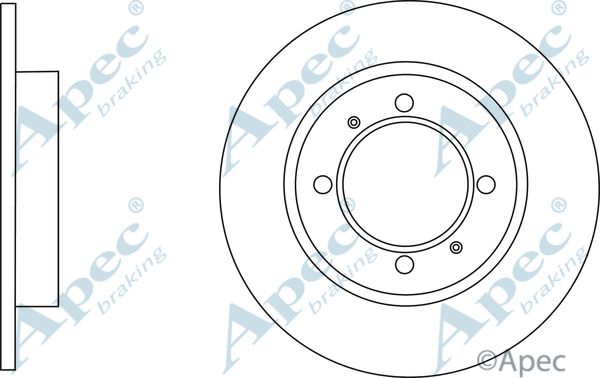 APEC BRAKING Тормозной диск DSK2761